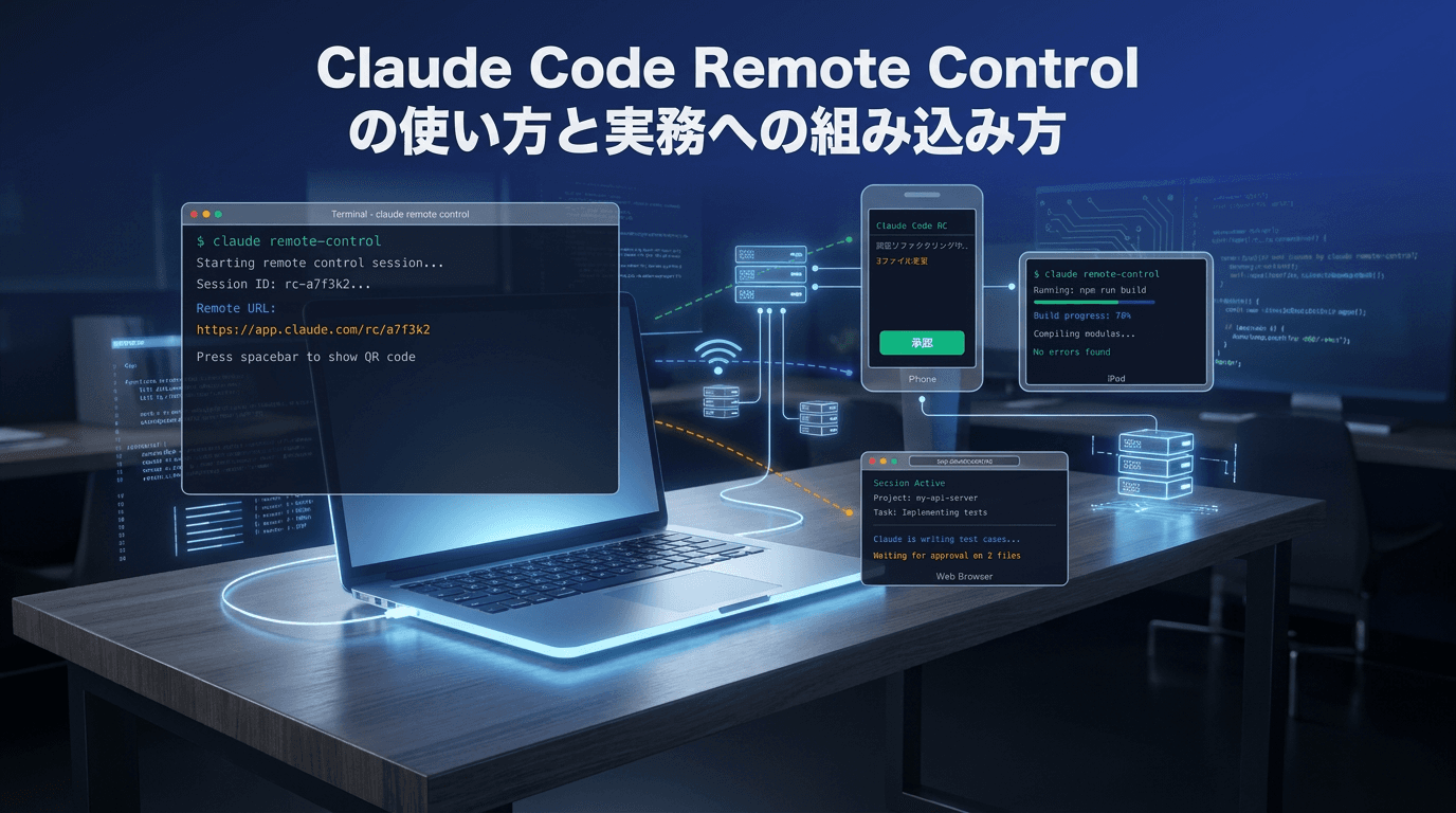 Claude Code Remote Control の使い方と実務への組み込み方