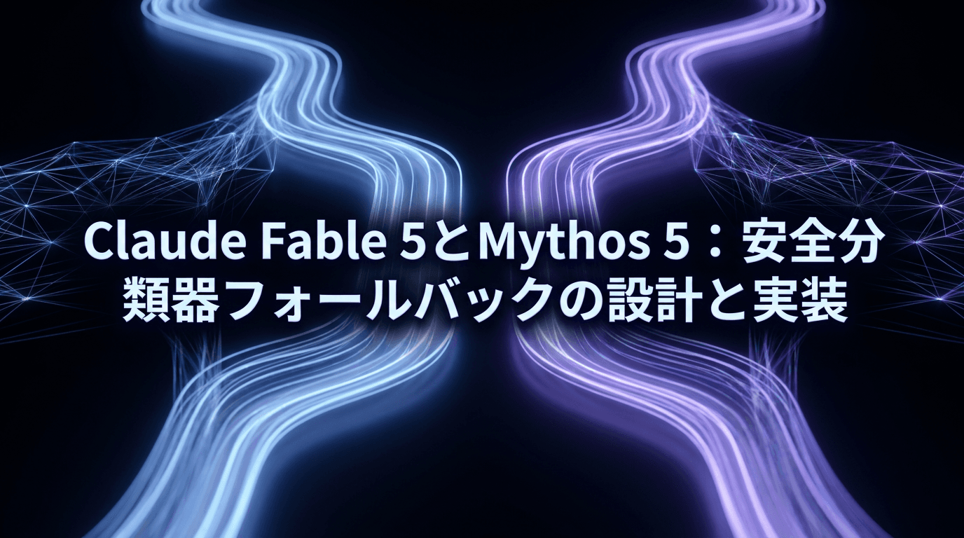 Claude Fable 5とMythos 5:安全分類器フォールバックの設計と実装