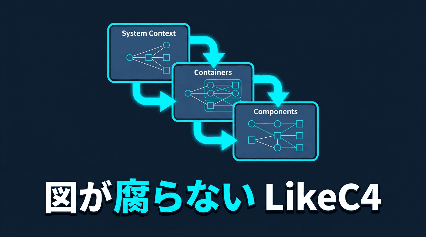 アーキテクチャ図が腐らないようにLikeC4を実務に組み込む