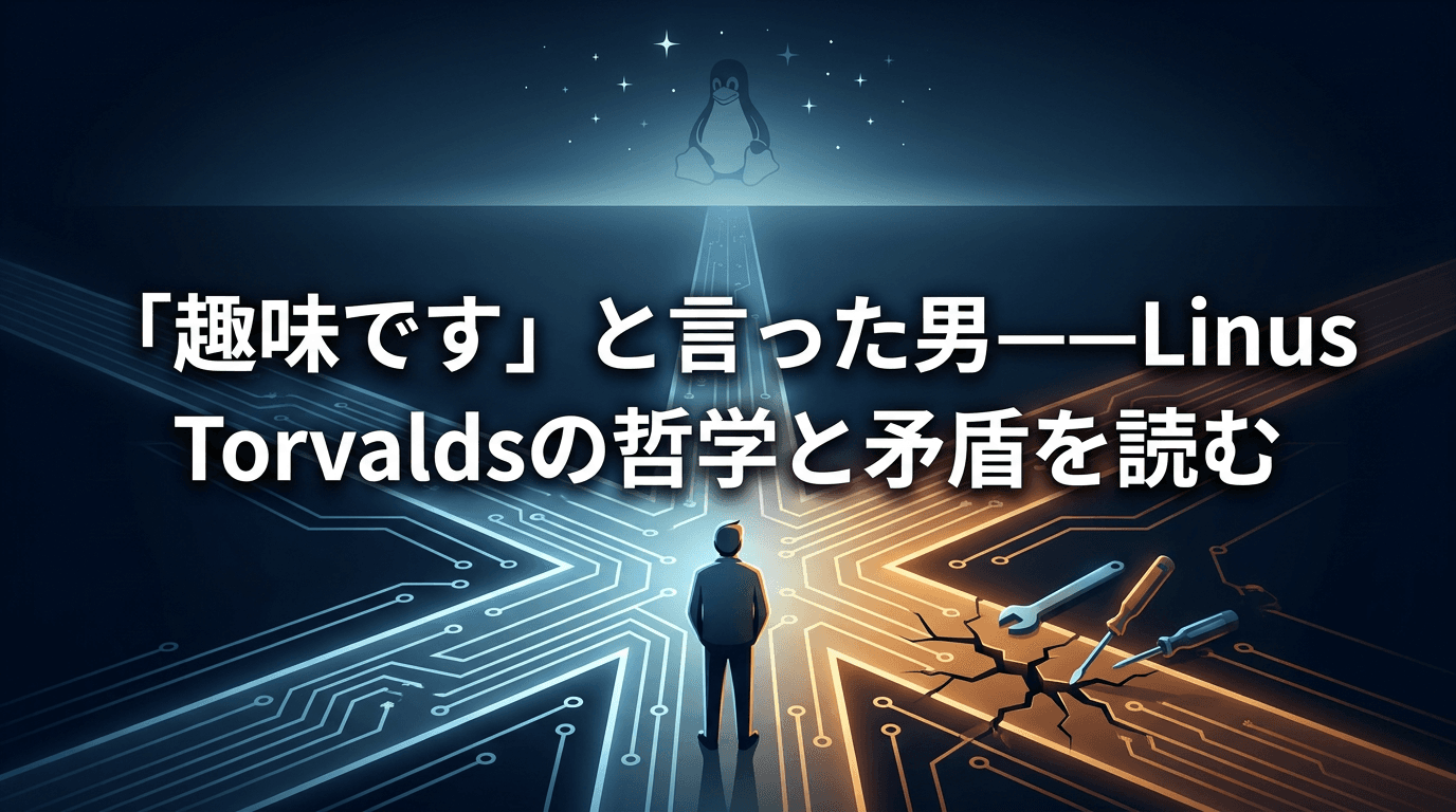 「趣味です」と言った男——Linus Torvaldsの哲学と矛盾を読む