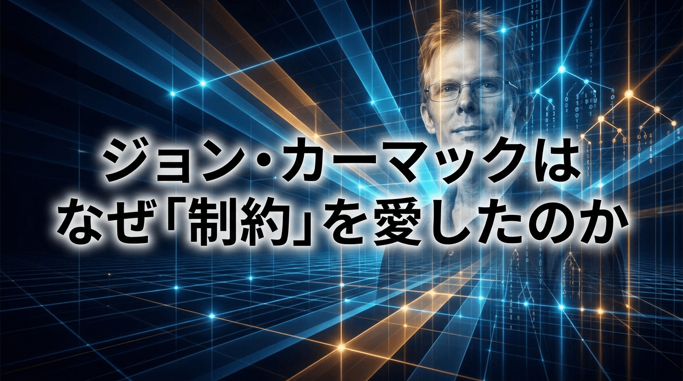 ジョン・カーマックはなぜ「制約」を愛したのか