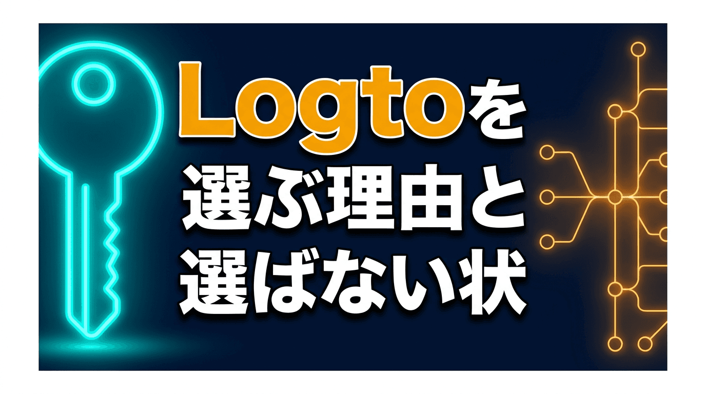 認証基盤にLogtoを選ぶ理由と選ばない状況